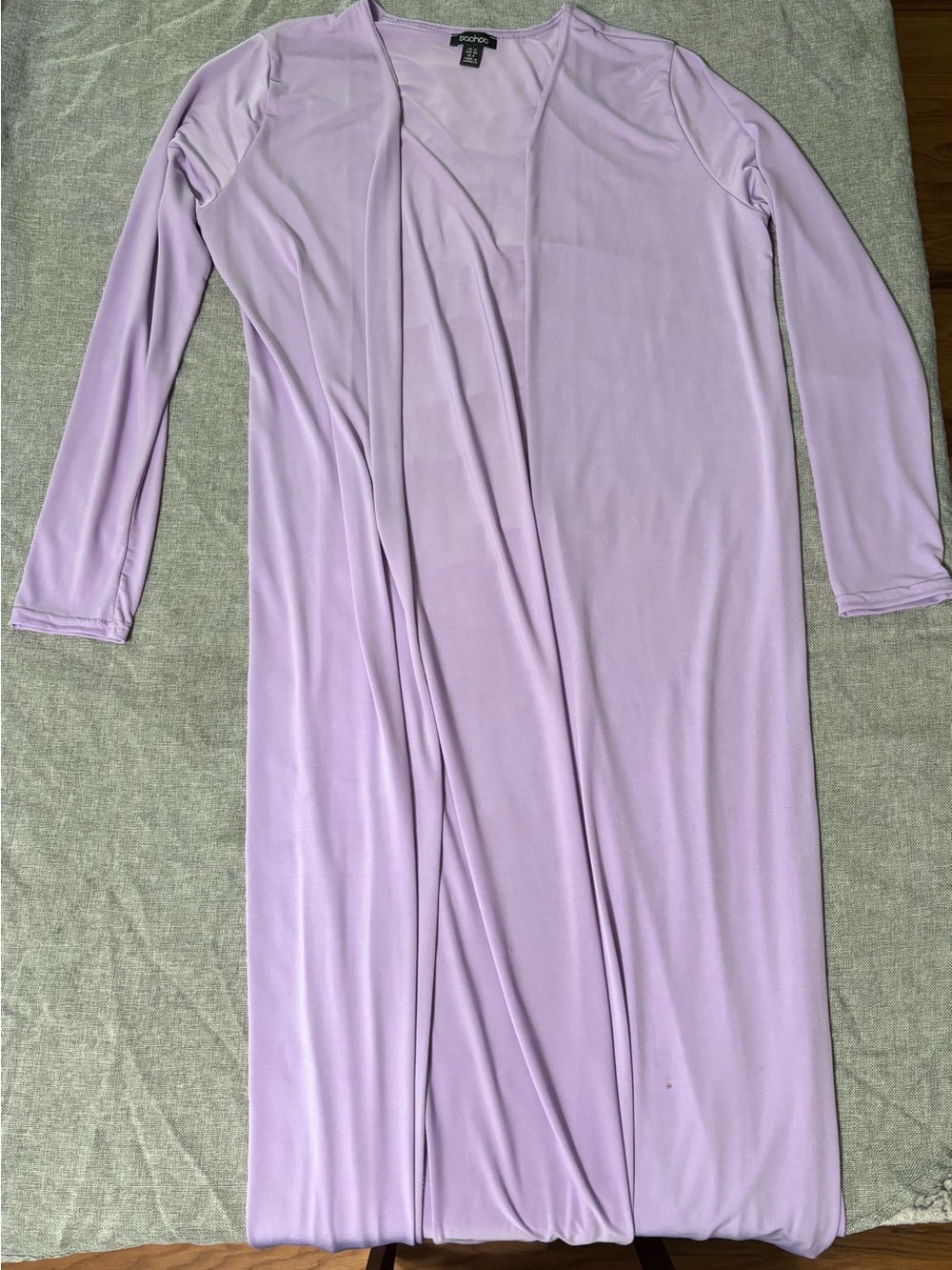 Lilac Ruched Bodycon Dress - Picture 4 of 5